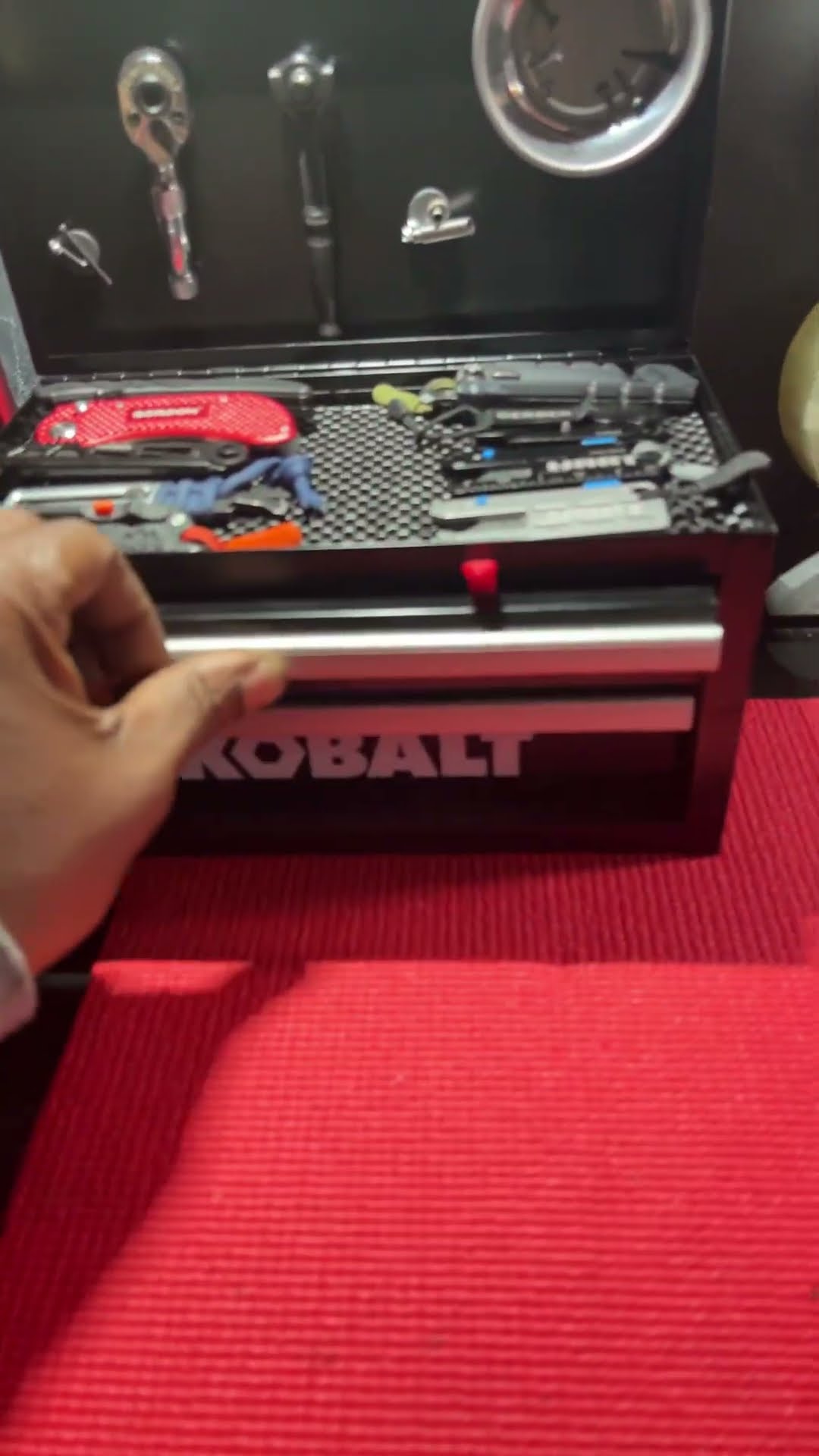 Kobalt Mini Toolbox from Lowes #tools #toolbox #organization 